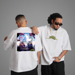 LUNCH BREAK MIXTAPE ARTWORK T-SHIRT | 'WHITE'