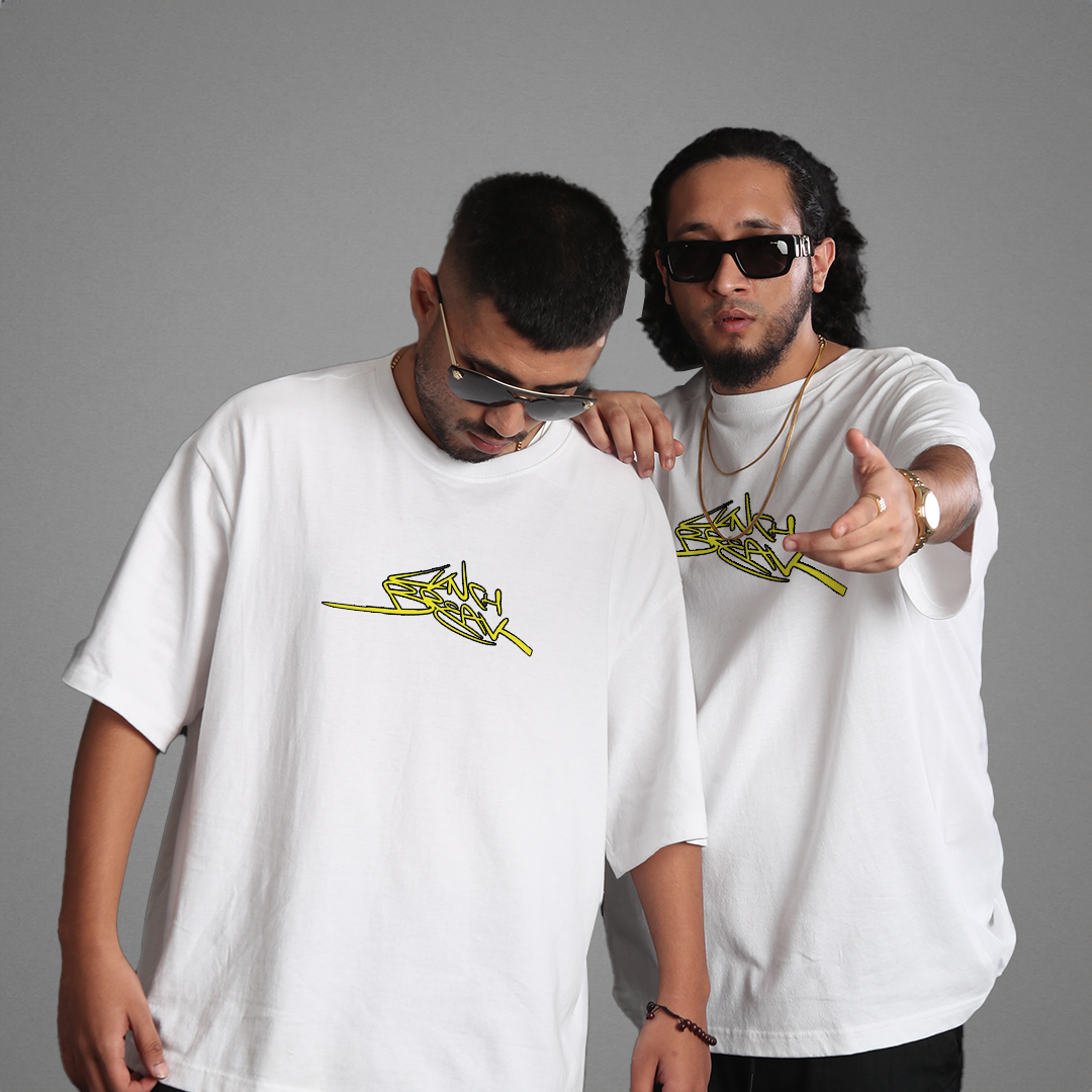 LUNCH BREAK MIXTAPE ARTWORK T-SHIRT | 'WHITE' - Image 3