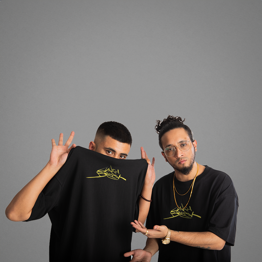 LUNCH BREAK MIXTAPE ARTWORK T-SHIRT | 'BLACK' - Image 3