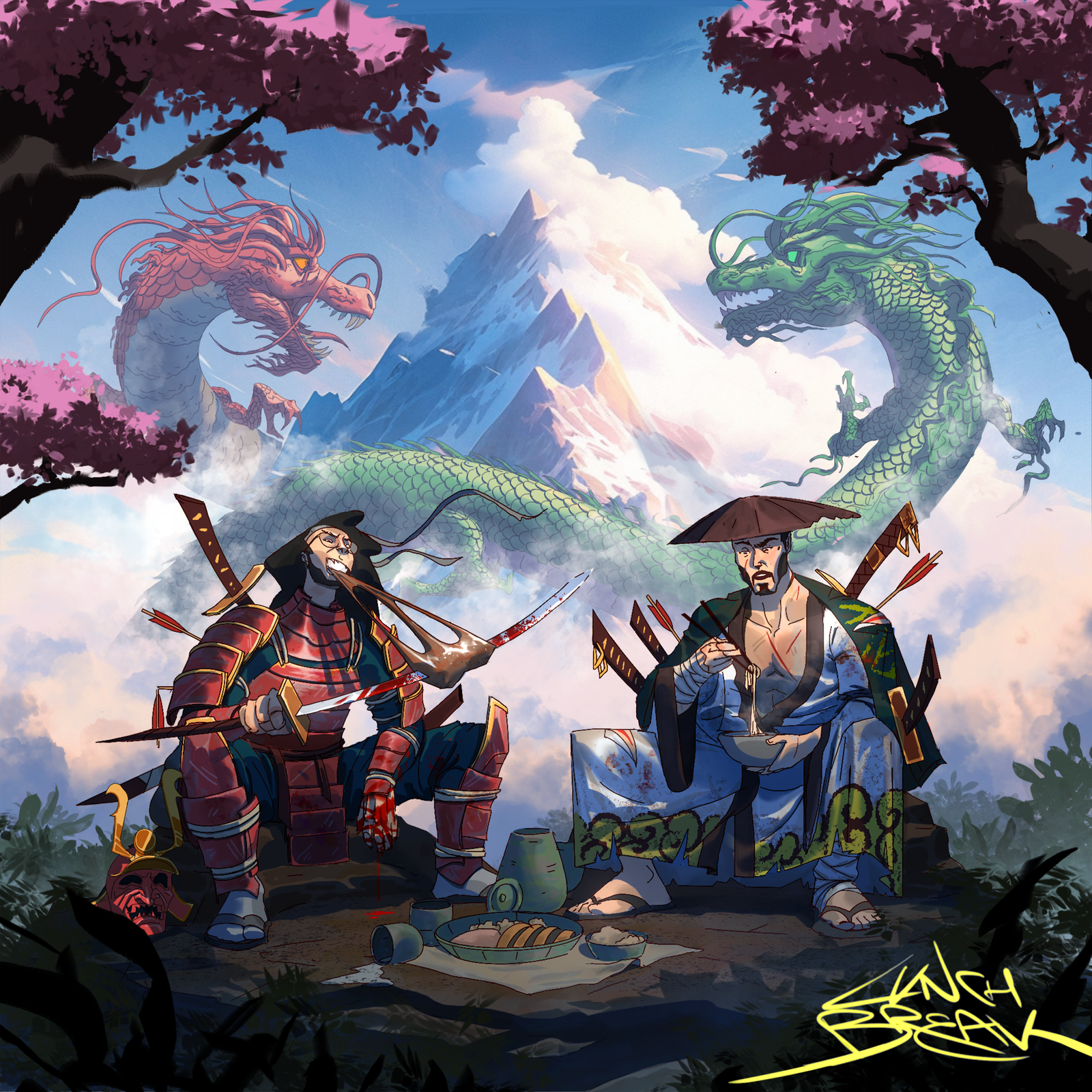 LUNCH BREAK - Wallpaper Bundle for Mobile/PC